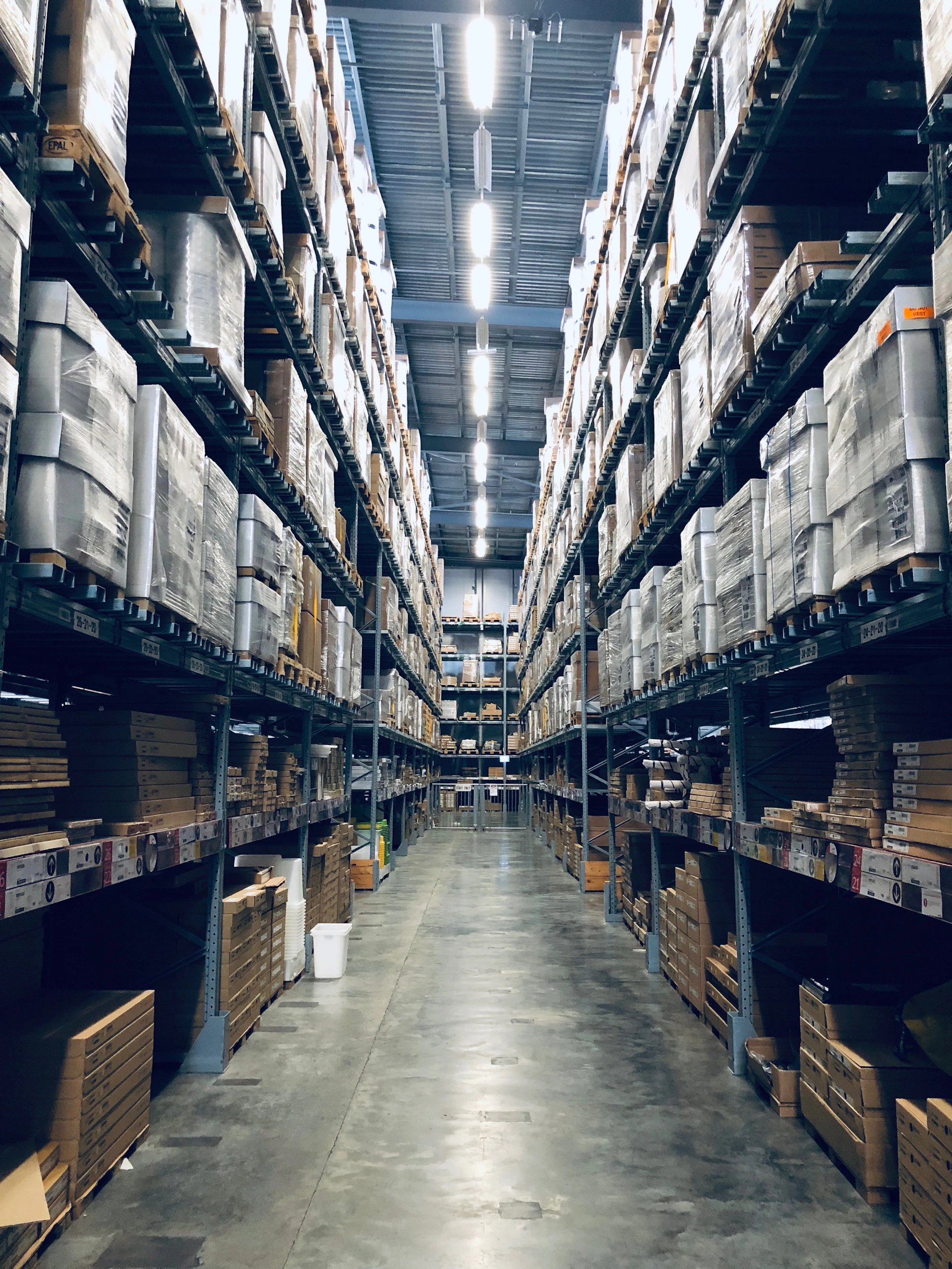 Industrial warehouse logistics operations